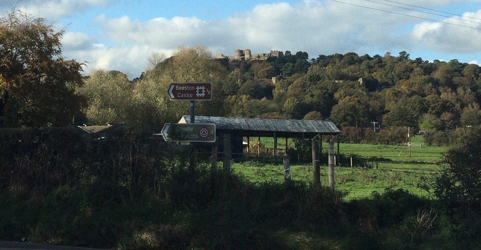 Beeston Castle from the Road