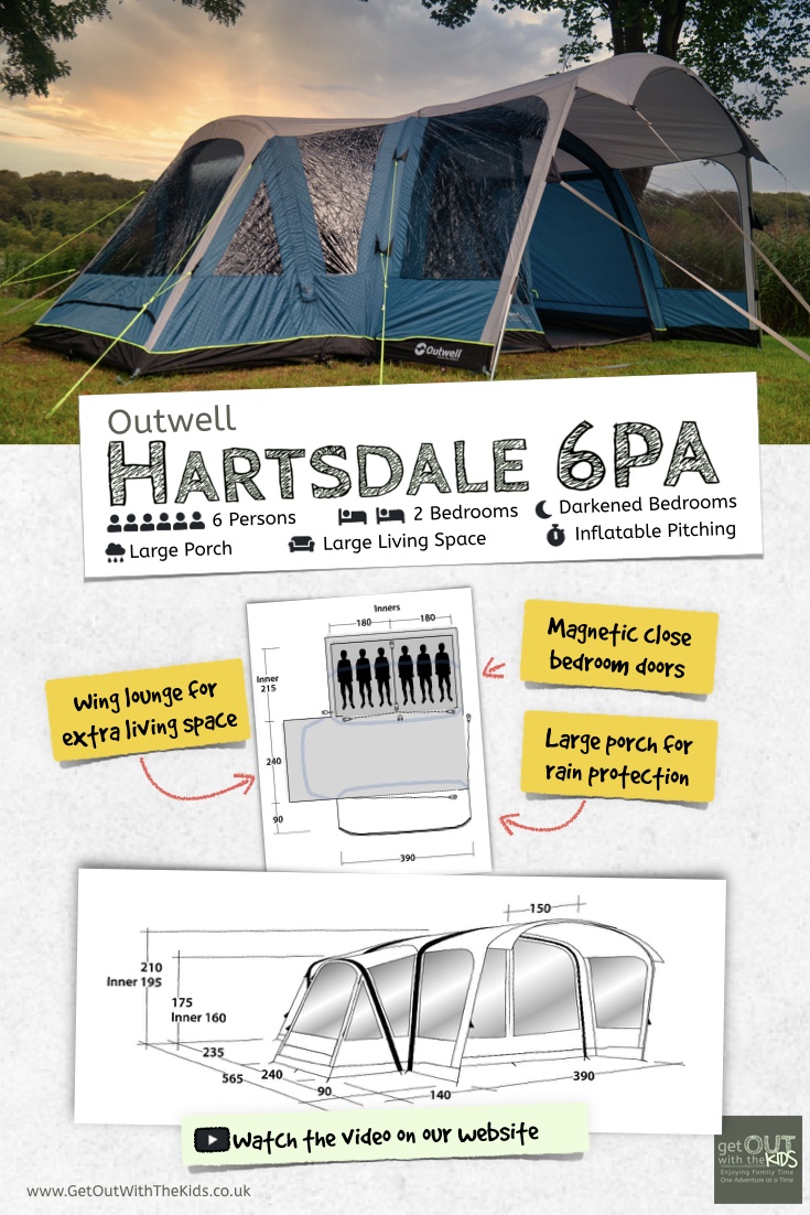 Outwell Hartsdale 6PA Tent Info