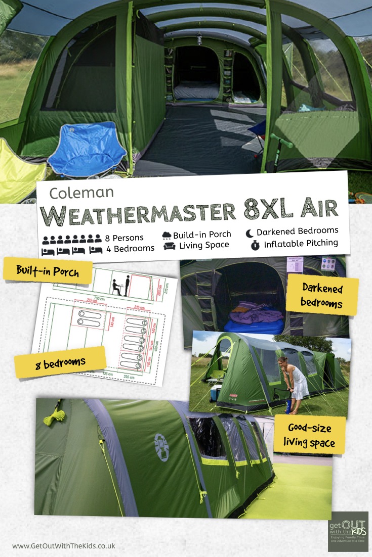 Coleman Weathermaster 8XL Tent Info