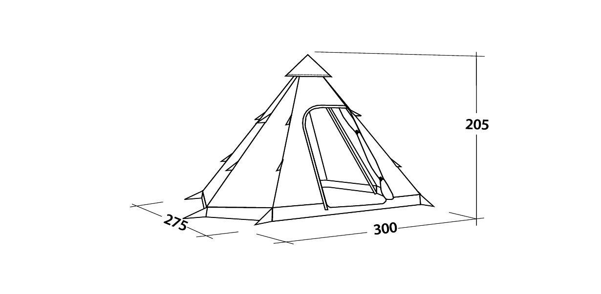 Easy Camp Bolide 400 dimensions