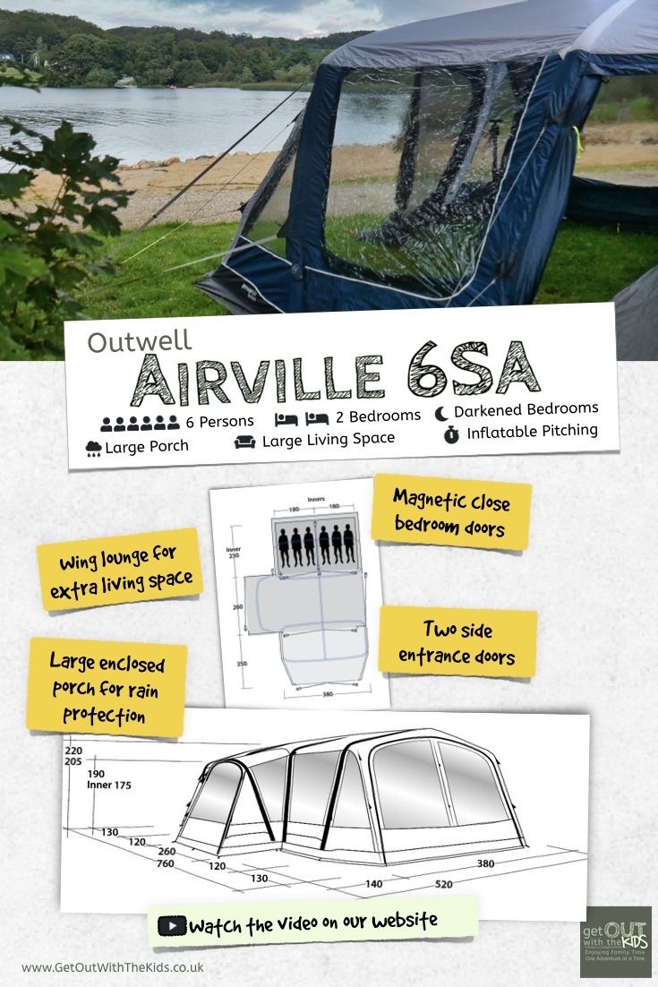 Outwell Airville 6SA Tent Info