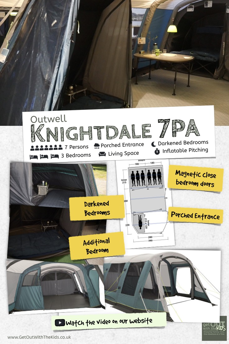 Outwell Knightdale 7PA Tent Info