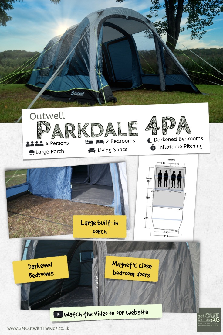 Outwell Parkdale 4PA Tent Info