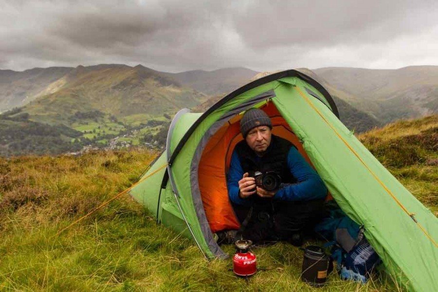 Using the Vango Helvellyn 300 in the Lake District