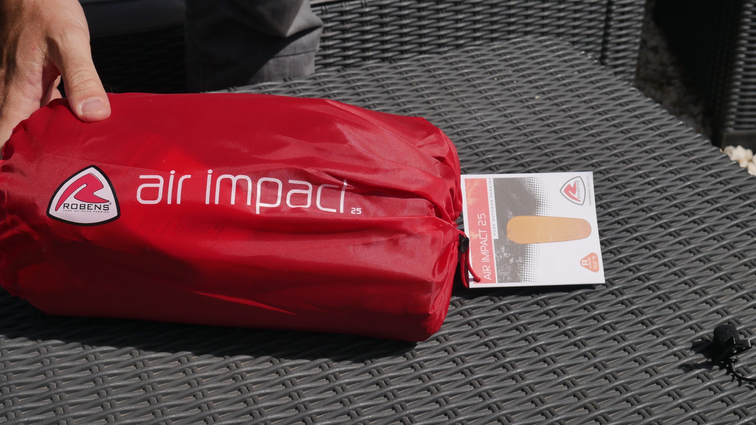 Air Impact 25 in its bag