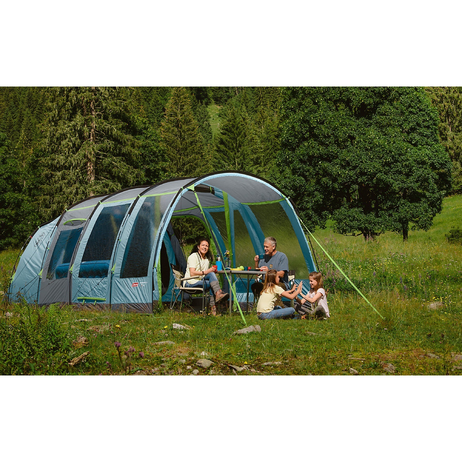 Coleman Meadowood 4L Tent Pitched