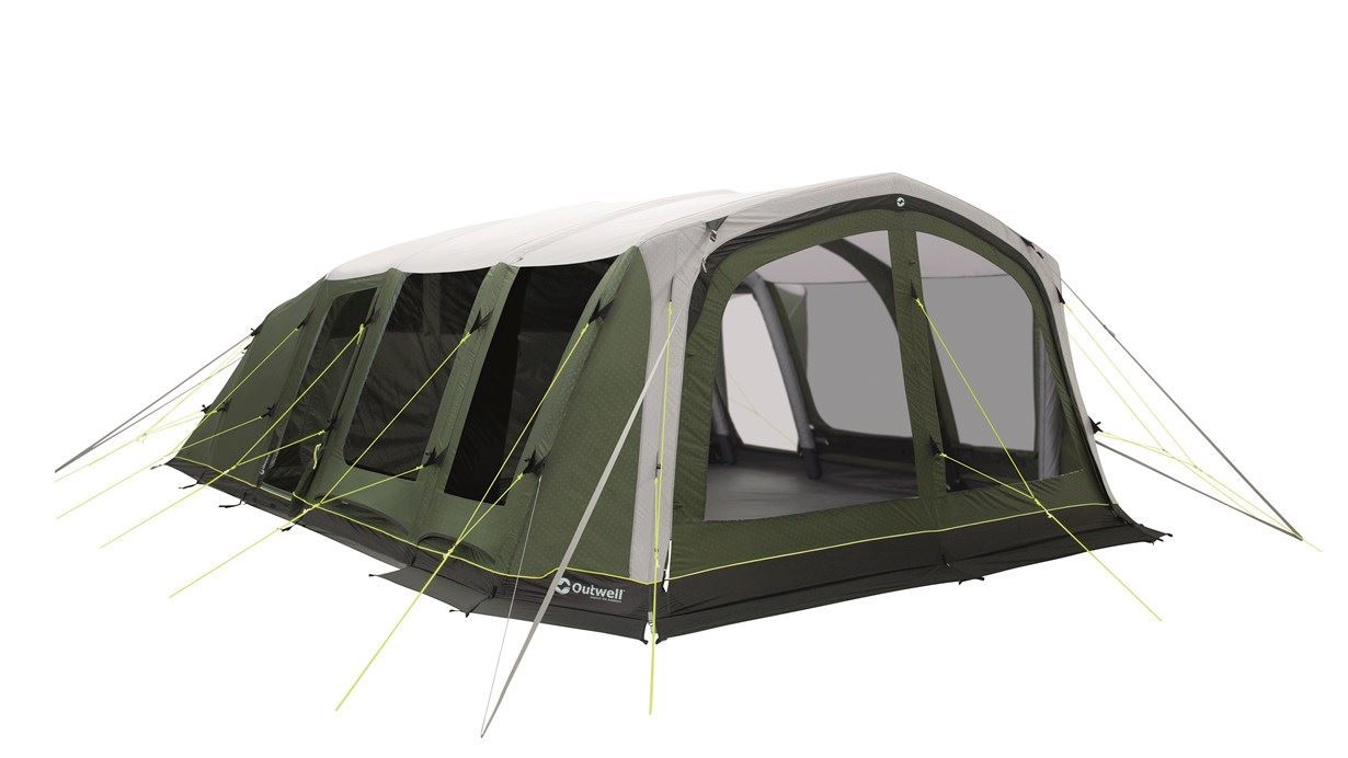 Tent with front enclosed