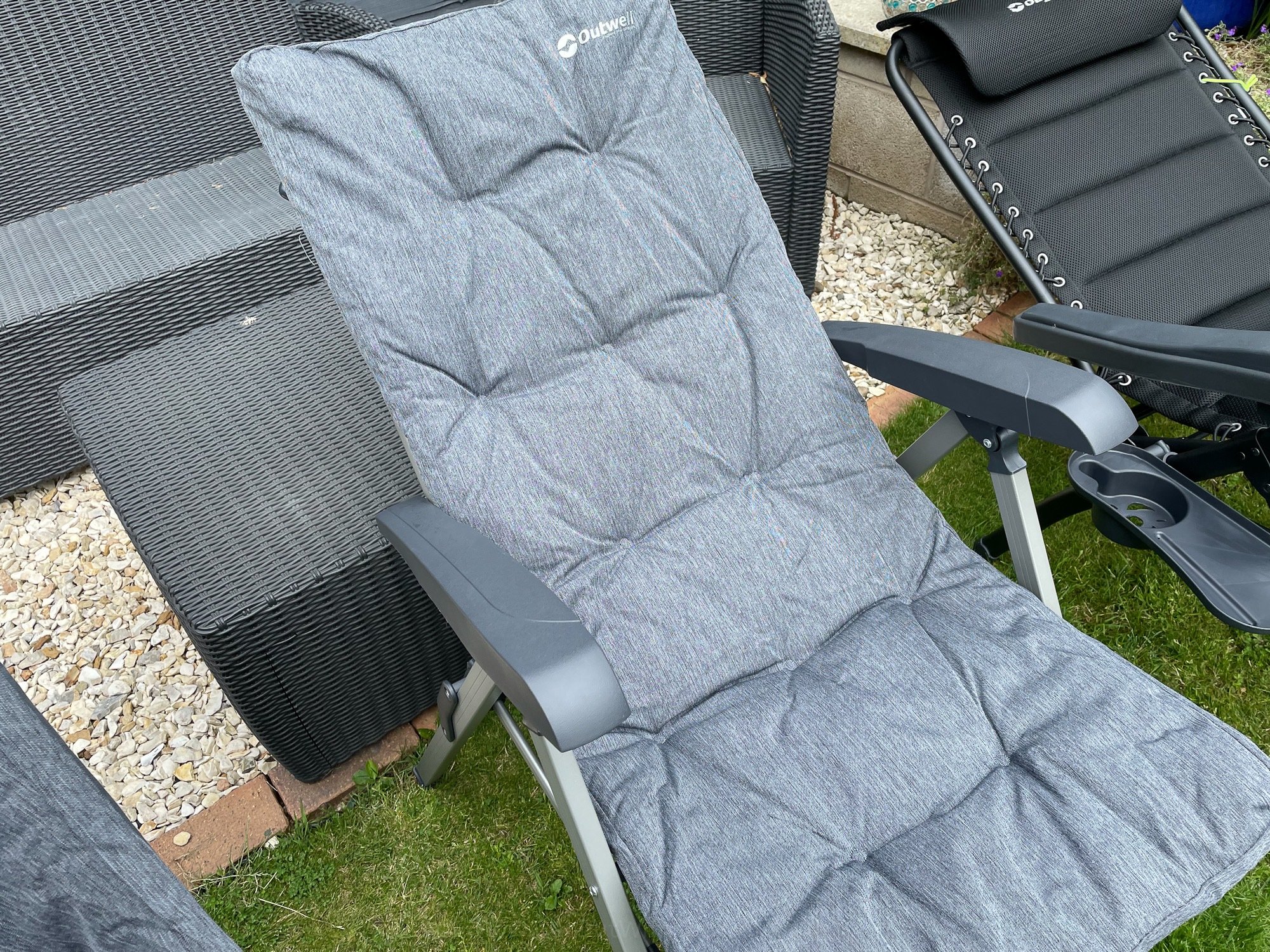 A view of the camping chair