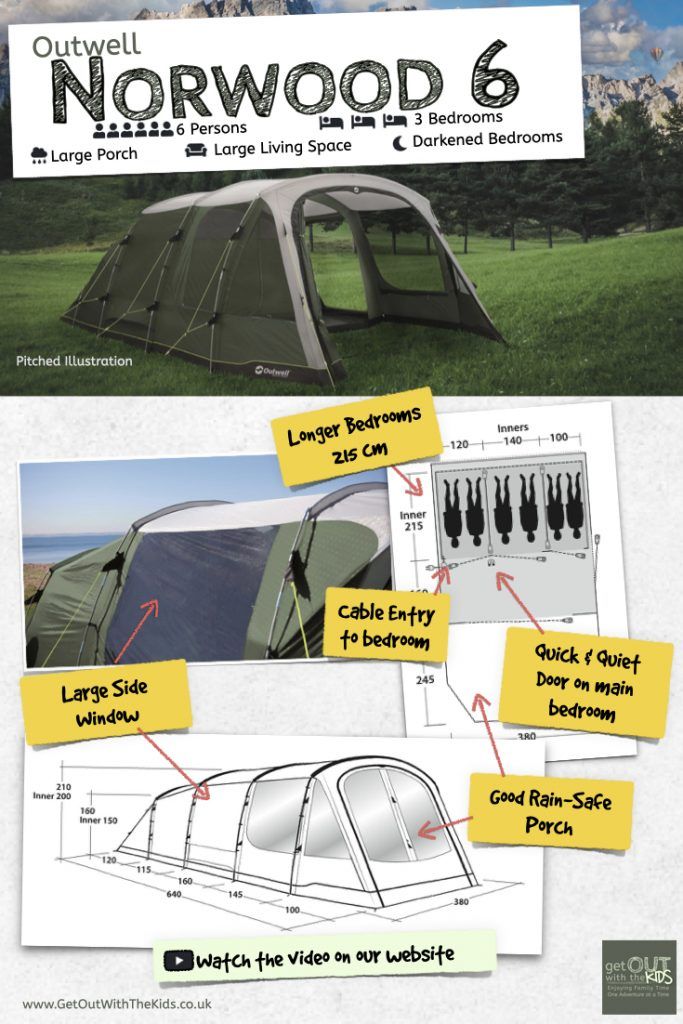Outwell Norwood 6 Tent Overview