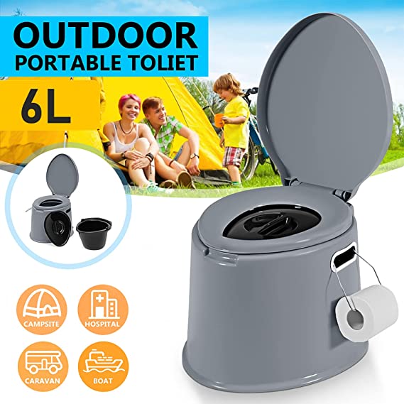 Bucket and Seat style camping toilet