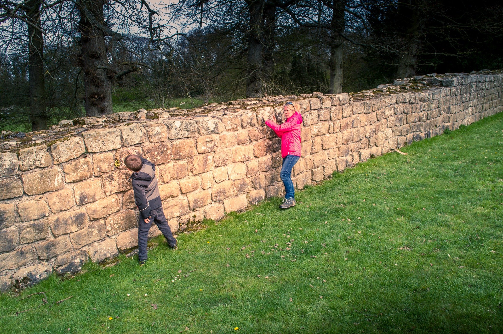 At Hadrians wall